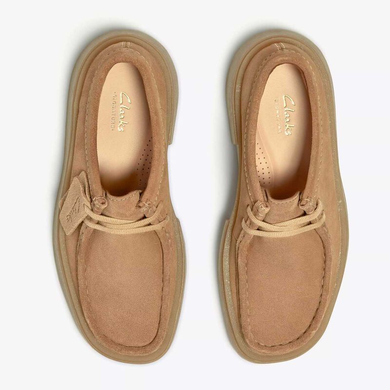 Clarks Mens Torview Suede Shoe image number 3